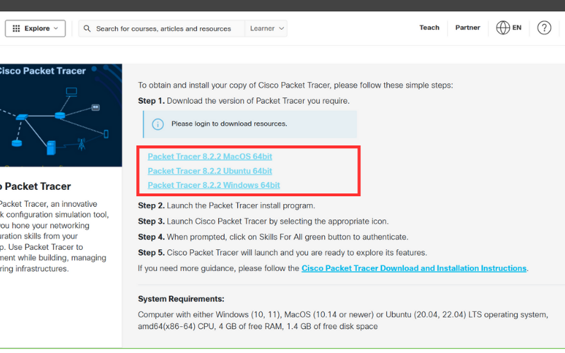 Cisco Packet Tracer