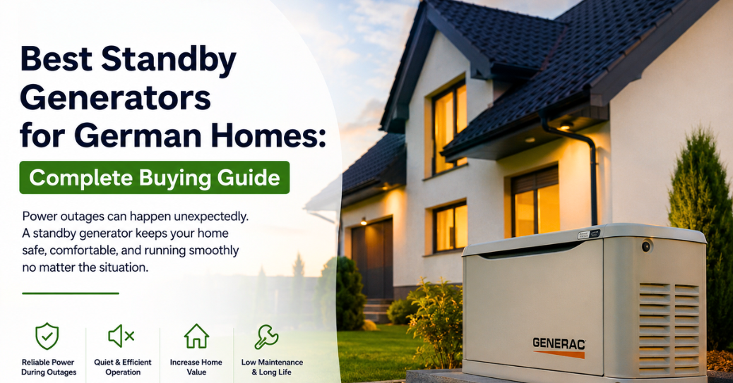 Best Standby Generators for German Homes Complete Buying Guide