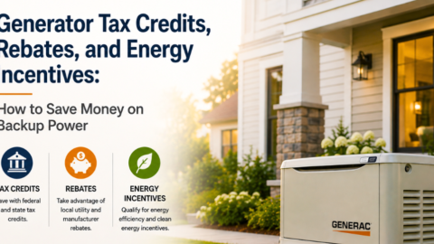 Generator Tax Credits, Rebates, and Energy Incentives: How to Save Money on Backup Power